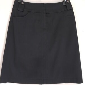 Vintage 90's Ca Agroup Black A-Line Skirt